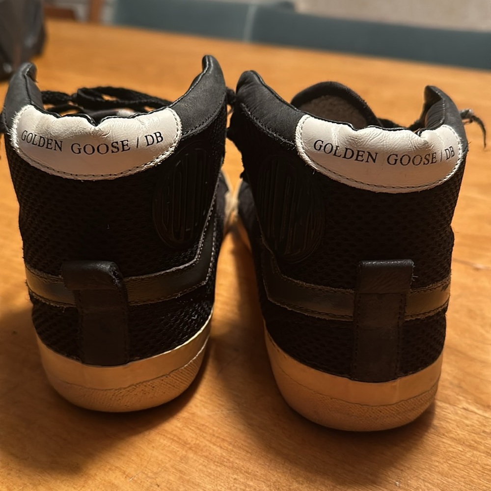 Great use condition golden goose trainers black tie up half top high. - Picture 5 of 8